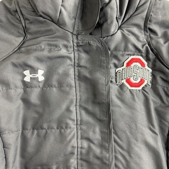 UNDER ARMOUR Infrared Women’s Size M Black Full Zip Coldgear Insulated Jacket - Picture 4 of 15